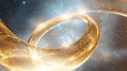 Poster - Captivating abstract cosmic dreams digital art ethereal space creative exploration surreal environment