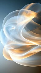 Poster - Dreamlike artistic abstraction soft surrealism textures digital background serene environment abstract viewpoint