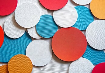 Poster - Sticker Mockup Template Paper Texture Round Rectangle shape