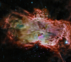 black hole in space