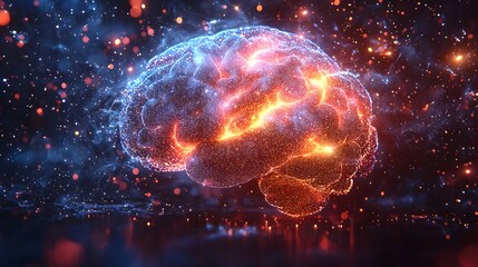 Poster - Illuminated Brain Powering Personalized Digital Marketing Campaigns