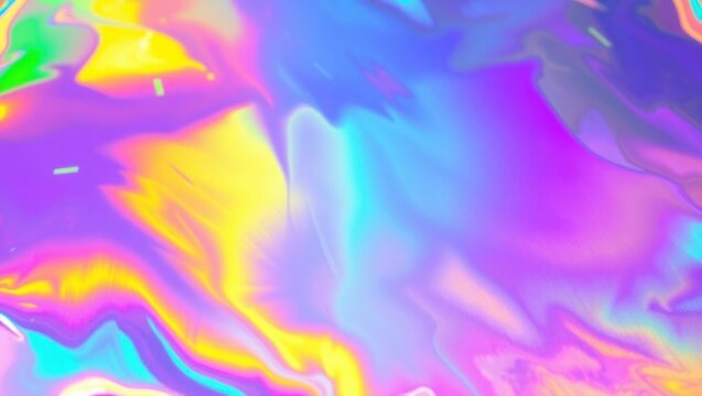 Trendy colorful Holographic abstract background