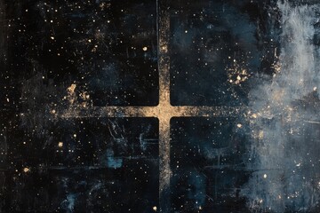 Wall Mural - Intricate View of the Crux Constellation: A Journey Through the Night Sky and Galactic Wonders