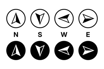 Poster - Compass icon vector. Compass sign. Compass symbol vector illustration