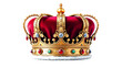 © Jakirul - Golden royal king crown on transparent background. Crown cut out, Png