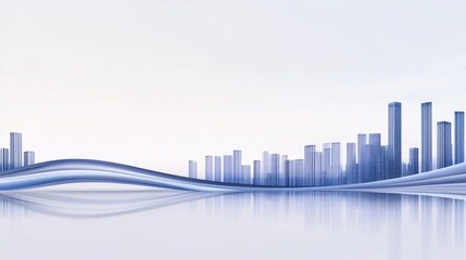 Poster - abstract city background