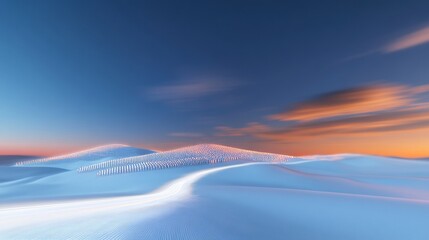 Poster - sunset in the mountains