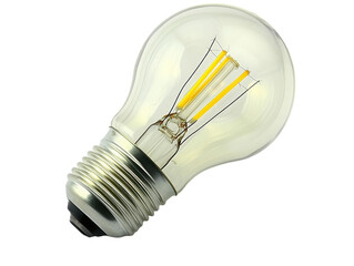 Isolated Retro Edison Style Light Bulb