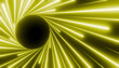 © ADDICTIVE STOCK - Abstract rendering glowing green tunnel with dynamic lines