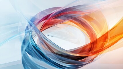 Poster - Dynamic abstract background with vibrant colors and swirling shapes digital art studio high-resolution motion concept