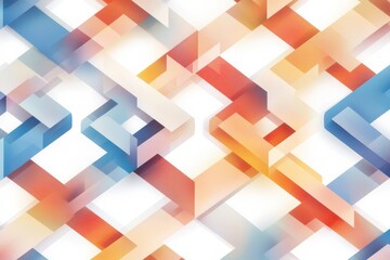 Poster - Dynamic geometric shapes pattern creative design digital art abstract environment aesthetic viewpoint modern concept for visual engagement