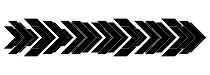 Poster - Black isolate vector arrows on white background.