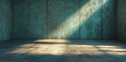 Poster - Smooth concrete surface with subtle imperfections and soft shadows, perfect for minimalist, modern designs