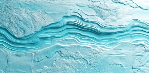 Poster - a radial gradient that smoothly shifts from soft blue to white on the outer edges, creating a serene