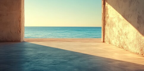 Poster - an empty white background featuring smooth gradients, ideal for a serene minimalist look