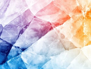 Poster - Vibrant abstract watercolor textures digital art serene environment soft gradients calming viewpoint visually stunning composition