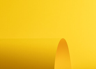 Poster - Lemon yellow paper background with a smooth matte surface and radiant, sunny tones. Bright, vibrant, and cheerful, it showcases a sleek, modern, and elegant design with a fresh, optimistic, and