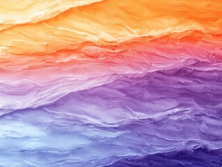 Poster - Gradient texture of summer sunsets warm oranges to cool purples digital art relaxing atmosphere abstract landscape gigapixel view