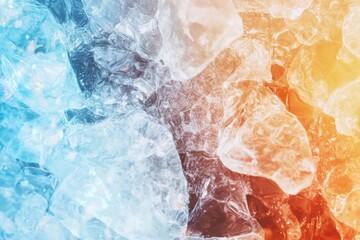 Poster - Bioluminescent abstract textures digital art gigapixel mesmerizing environment organic shapes iridescent colors