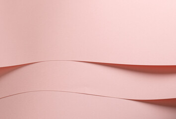 Aufkleber - Peach pink paper background with a smooth matte finish and soft pastel tones. Subtle and refined, it embodies a minimalist, elegant, and feminine design with a warm, serene, and contemporary aesthetic