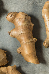 Wall Mural - Raw Organic Ginger Root Spice