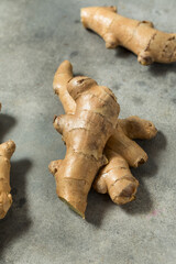 Wall Mural - Raw Organic Ginger Root Spice