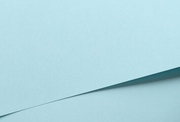 Aufkleber - Sky blue paper background with a smooth matte finish and soft pastel tones. Tranquil and refined, it showcases an elegant, minimalistic, and serene design with a fresh, modern, and aesthetic appeal.