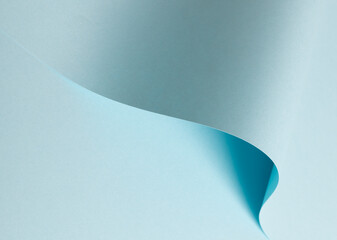 Aufkleber - Sky blue paper background with a smooth matte finish and soft pastel tones. Serene and tranquil, it showcases a refined, elegant, and minimalistic design with a modern, stylish, and calming aesthetic.