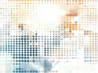 Poster - Elegant dot pattern design with subtle gradients digital art abstract background modern aesthetic artistic viewpoint seamless pattern concept