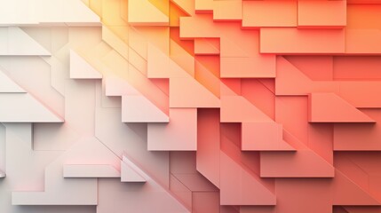 Poster - Calming gradient texture design abstract art digital background warm tones creative environment serene aesthetic