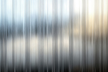 Poster - Abstract background with vertical lines of varying shades of gray and white, creating a brushed metal effect.