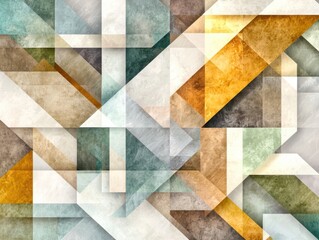 Poster - Dynamic geometric pattern of overlapping circles in gradient colors modern art design digital illustration abstract environment eye-catching viewpoint