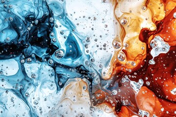 Poster - Dynamic abstract colorful geometric prisms in fluid motion digital art showcase vibrant environment modern viewpoint artistic concept for contemporary projects
