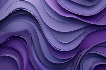 Poster - Elegant abstract background with fluid, purple lines for a dynamic and dimensional effect