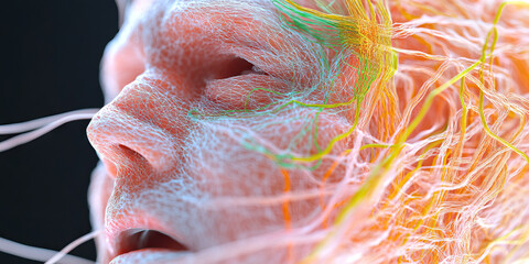 Poster - Digital Rendering of Human Face with Interwoven Network