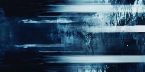 Poster - abstract digital background featuring dark blue and light horizontal lines, creating a dynamic and t