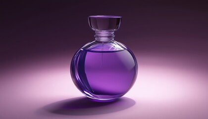 Poster - Vibrant Purple Liquid Ball Cosmetics, Perfect For Creating Stunning Makeup Looks With Their Smooth And Long-Lasting Formula. Ideal For Artists.