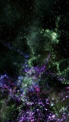 Wall Mural - Stellar Voyage Through Deep Space Loop