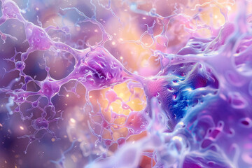 Wall Mural - abstract background and texture of science and medical backgrounds. generative ai
