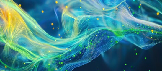 Poster - Abstract Flowing Lights