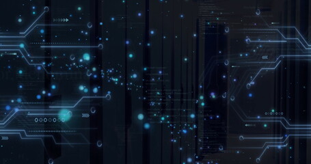 Poster - Image of computing data processing over computer servers