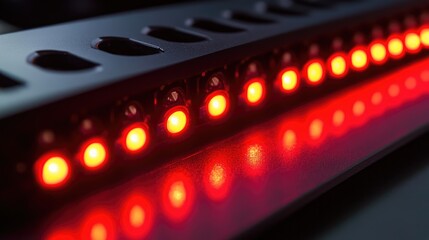 Poster - A close-up of a G modem with glowing LED indicators.