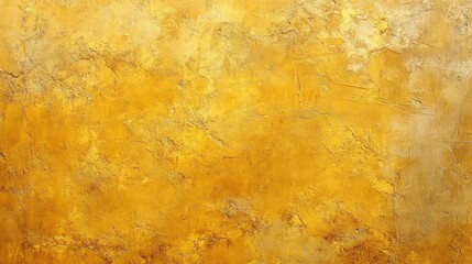 Poster - Textured golden abstract background with rich hues of yellow and subtle variations, suitable for use as a backdrop or design element. Copy Space.