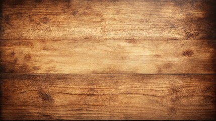 Poster - Wooden texture background with natural grain patterns in warm tones, featuring Copy Space for text overlay.