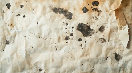 Poster - Textured old paper background with stains and creases suitable for graphic design Copy Space