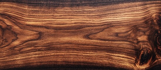 Poster - Natural wooden surface with rich grain pattern and texture suitable for backgrounds and design projects Copy Space