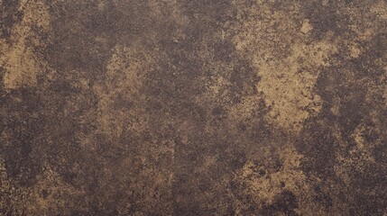 Aufkleber - Textured abstract background with a dark brown and gold color scheme featuring irregular patterns and surface imperfections Copy Space