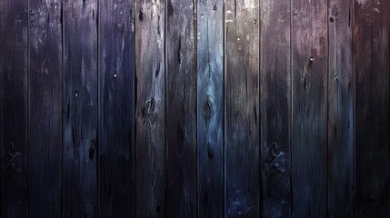 Poster - Wooden wall background with dark stained planks and subtle texture variations ideal for use as a backdrop or surface Copy Space