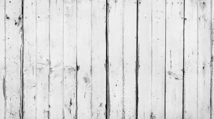 Poster - Whitewashed wooden planks background with natural textures and patterns Copy Space