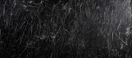 Poster - black textured background with scratches and lines suitable for various design applications copy spa